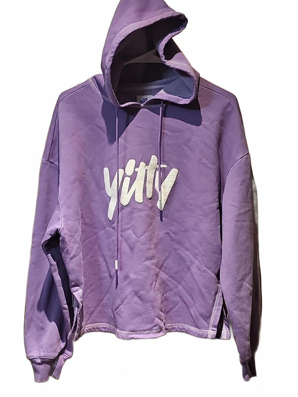 Yitty Women’s Long Sleeve Major Label EP Hoodie Iconic Purple Oversized XS Soft